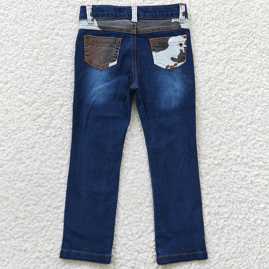 Boutique Baby Girls Jeans Cow Denim Legging Pants P0075