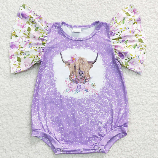 Cow Print Infant Baby Rompers SR0118