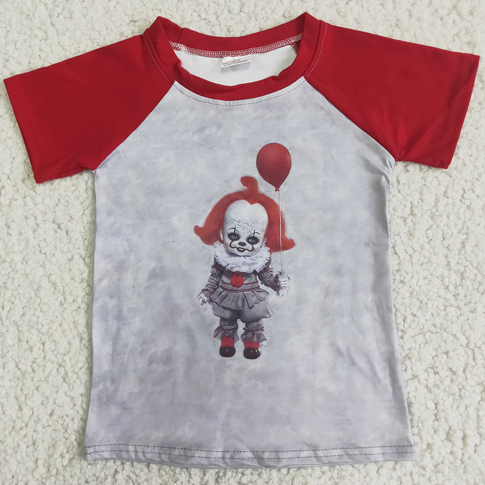 Boutique Baby Girl Clothes Halloween Short Sleeve Bell Bottom Outfits Wholesale D3-14