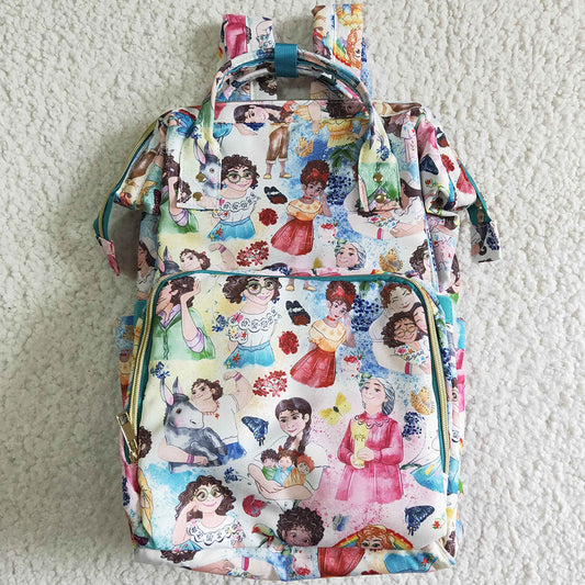 New Arrival Mommy Bags Cartoon Print Cute Baby Girls Backpack BA0003-M