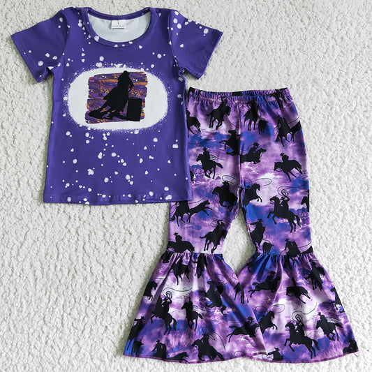 Western Style Girls Clothes Set Fashion Toddler Baby Outfits GSPO0203