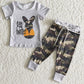 Hot Sale Toddler Boy Clothes Easter Bunny Boutique Kid Boys Clothing Egg Hunter Fashion Baby Boys Clothing Short Sleeve Pant Set