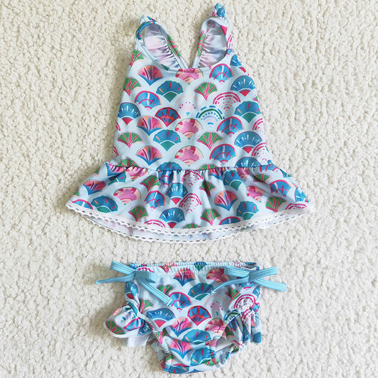 Cute Baby Girl Swimsuit Kids Boutique Clothes Swimwear Fashion Toddler Girls Swimsuits Wholesale S0027