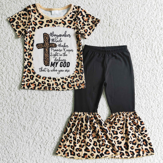 Fashion Baby Girls Clothes Bell Bottom Outfits GSPO0218