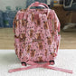 New Arrival Mommy Bags Cow Flower Print Boutique Baby Girls Backpack BA0016