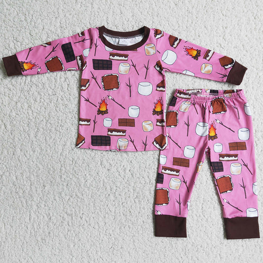 Cute Boys Pajamas Set Boutique Fall Sleepwear 6 A6-3