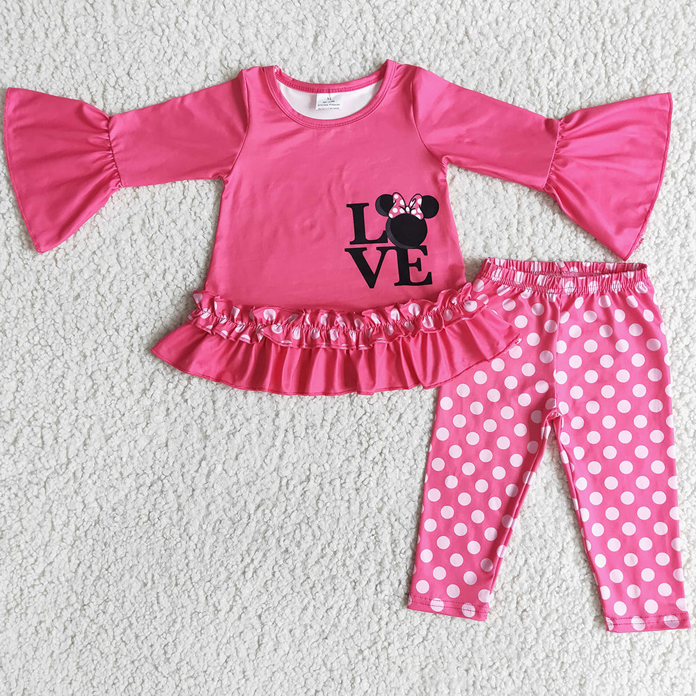 Rts Toddler Girls Clothes Boutique Valentine's Day Kids Children Outfits 6 B8-3