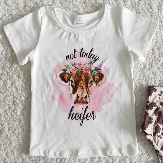 Fashion Girls Clothing Baby Bummies Set Cow Printed Cute Kids Summer Clothes Girls Bummies Wholesale B8-12