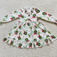 Christmas Kids Pajamas Girls Nightgown Boutique Baby Girl Pajamas Set 6 A20-3