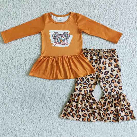 Cute Halloween Baby Girl Clothes Orange Set GLP0115