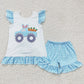 Easter Day Girls Clothing Bunny Print Cute Baby Girl Clothes Sibling Set GSPO0282