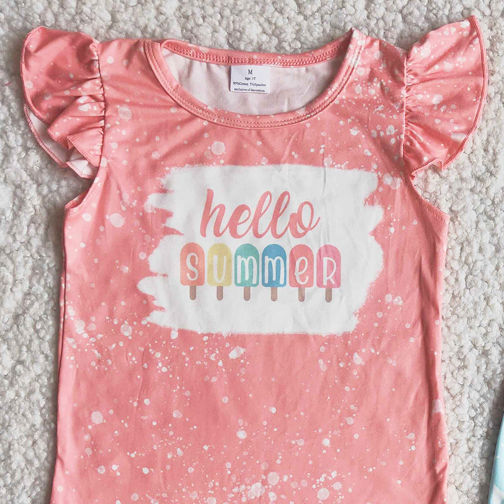 New Fashion Baby Girls Clothes Set Cute Boutique Kids Boutique Clothing Girls Outfits Wholesale C15-24