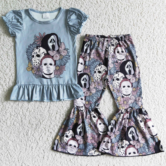 Toddler Baby Girls Halloween Clothing Bell Pants Set GSPO0167