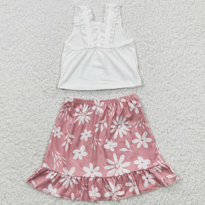 Baby Girls Clothes Strap Top Skirts Summer Shorts Sets GSD0270 4.1