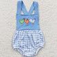 Baby Boys Romper Chicken Embroidery Cotton Boys Summer Rompers SR0286