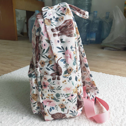 Cartoon Print Cute Girls Backpack Boutique Bag BA0007