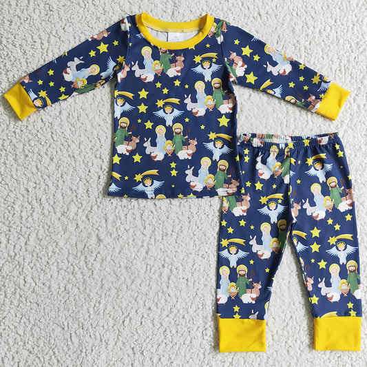 Boutique Boys Clothes Sleepwear Fall Baby Boy Pajamas Set BLP0114