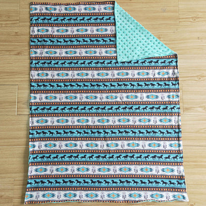 Western Style Baby Girls Blankets Soft Fashion Kids Infant Baby Blankets Boutique 6 B2-17