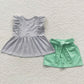 Hot Sale Kids Girls Clothing Summer Shorts Set A9-22