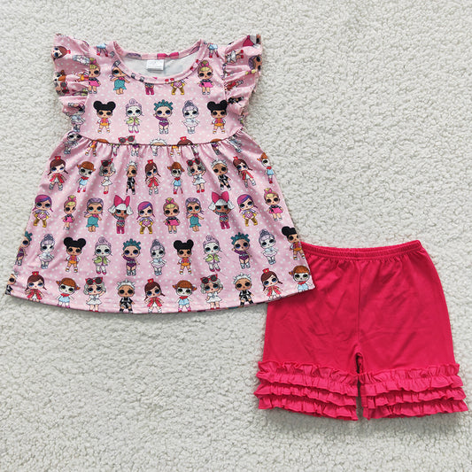 Summer Baby Girls Clothing Boutique Shorts Sets C5-14