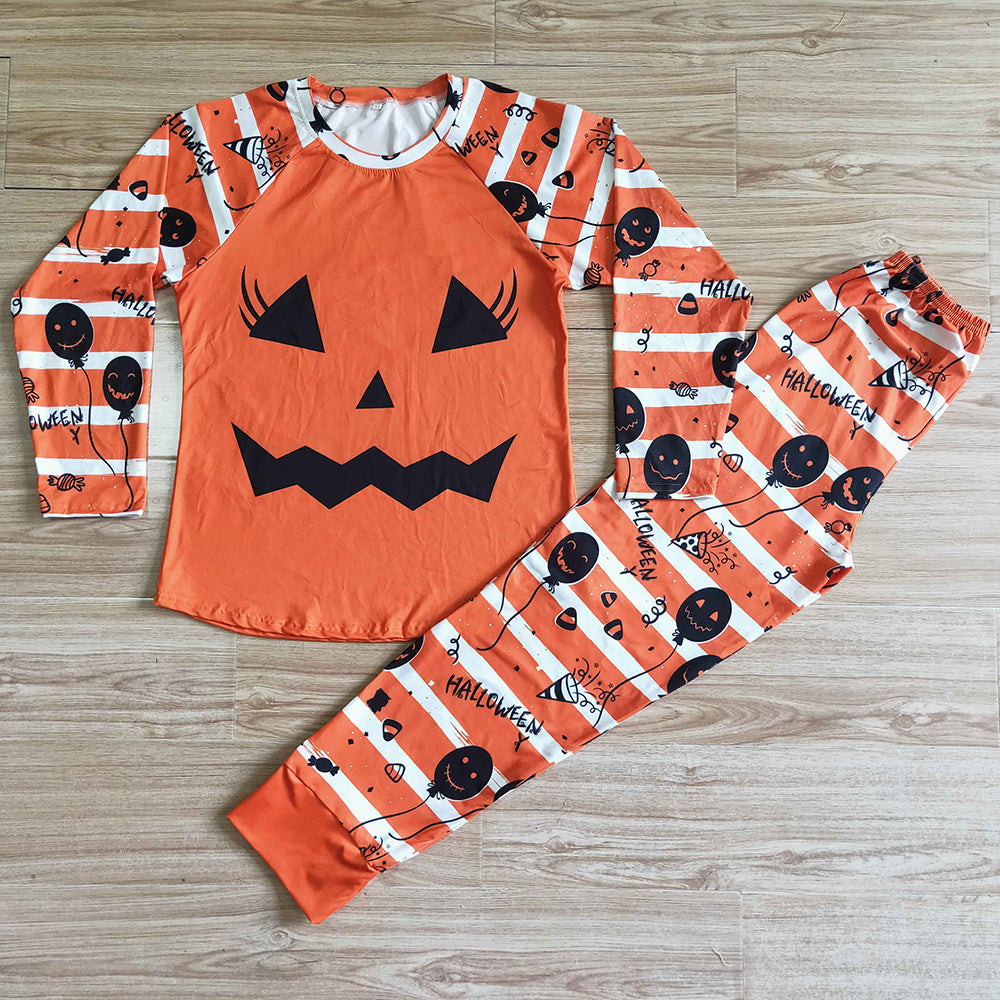 Boutique Parent-child Pajamas Set Halloween Kids Girls Pajamas Fashion Family Pajamas GLP0076