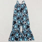 Baby Girls Jumpsuit Boutique Turquoise Bell Bottom Jumpsuits SR0369