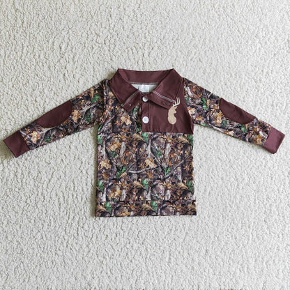 Fall Baby Boys Clothes Top Long Sleeve Boy T-shirt BT0078