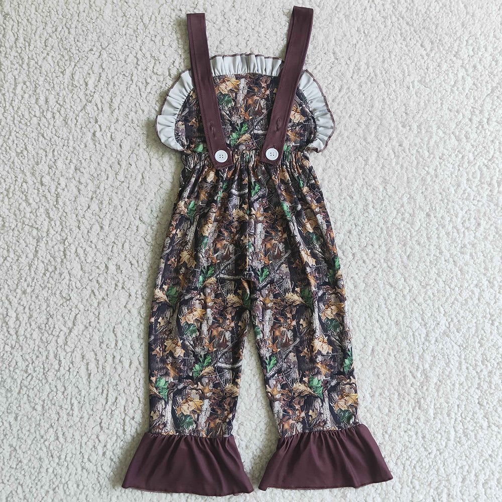 Boutique Girls Jumpsuit Deer Print Cute Girls Clothes Jumpsuit SR0098