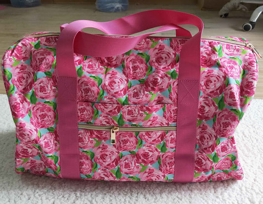 New Travel Bags Rose Flower Print Luggage Bag BA0025