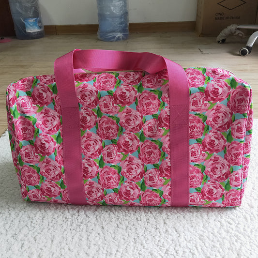 New Travel Bags Rose Flower Print Luggage Bag BA0025