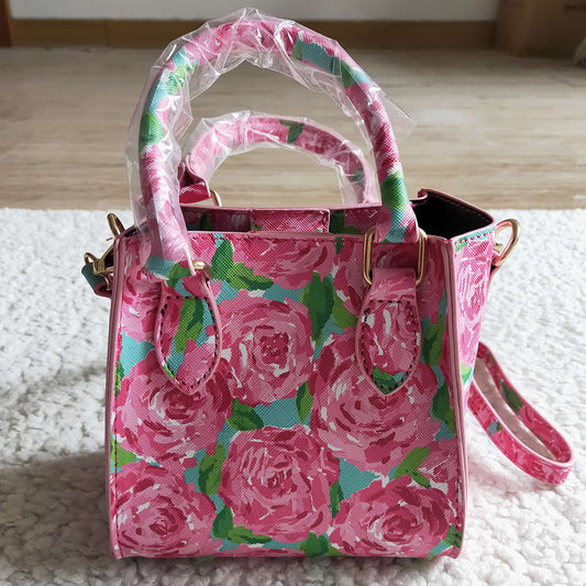 Rose Print Boutique Girls Shoulder Bags Fashion Girls Sling Bags BA0024