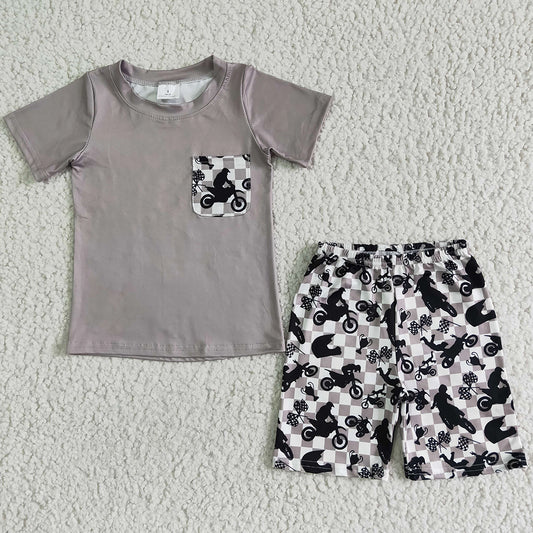 New Fashion Baby Boy Clothes Set Boutique Boys Clothing Summer Outfits Wholesale Kids Clothing BSSO0054