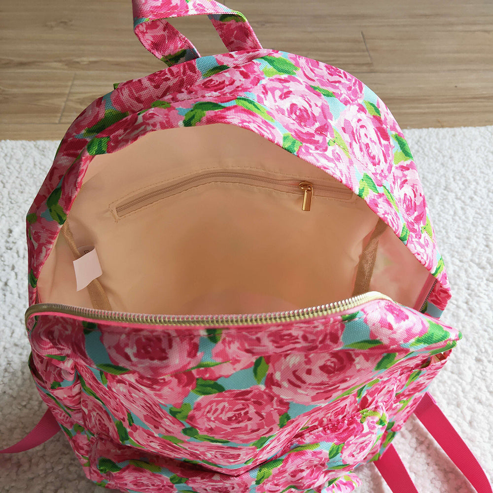 Boutique Baby Girls Backpack Rose Flower Print Girls Bags BA0022