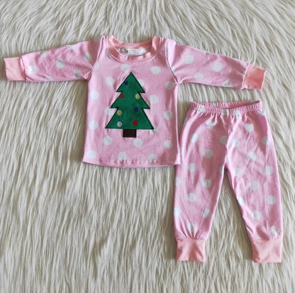 Embroidery Tree Boutique Boys Pajamas Christmas Sleepwear Set 6 A28-15