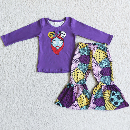 Fashion Kids Clothes Girls Fall Outfits Halloween Baby Girls Clothing Outfits 6 A10-20