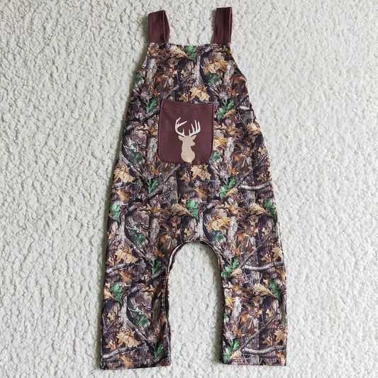 Deer Print Cute Kids Boys Romper Boutique Jumpsuit SR0099