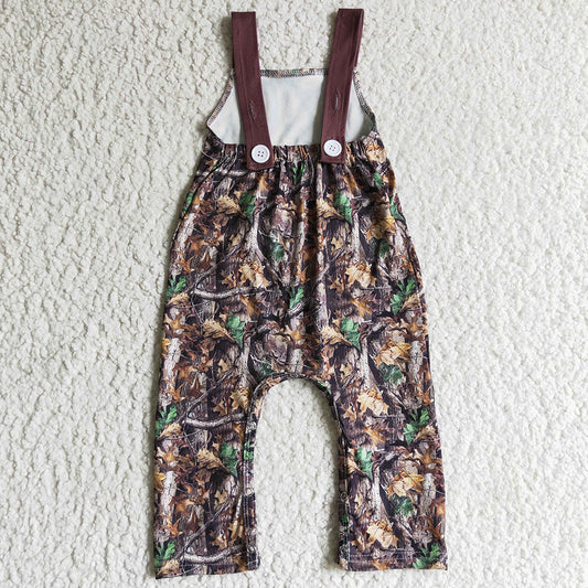 Deer Print Cute Kids Boys Romper Boutique Jumpsuit SR0099