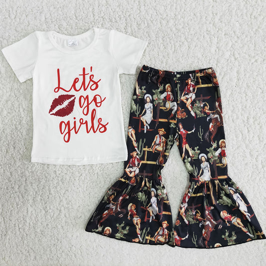 Western Style Toddler Girls Clothes Hot Sale Kids Clothes Girls Outfits Wholesale Bulk B7-15