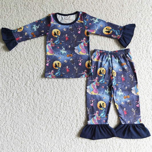 Halloween Toddler Girls Pajamas Sleepwear Wholesale GLP0073