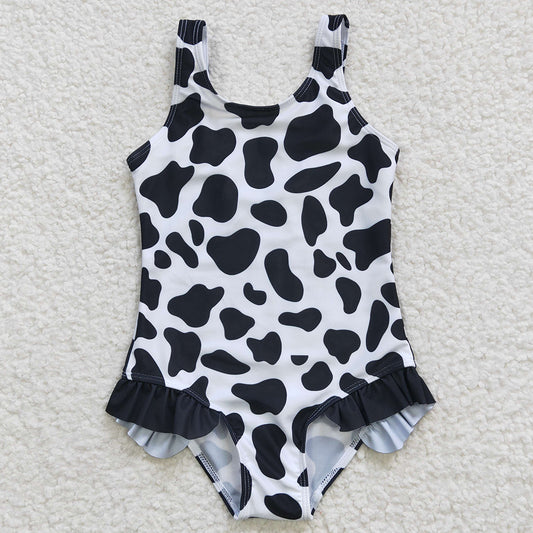 Cow Print Boutique Baby Girls Swimsuit S0051