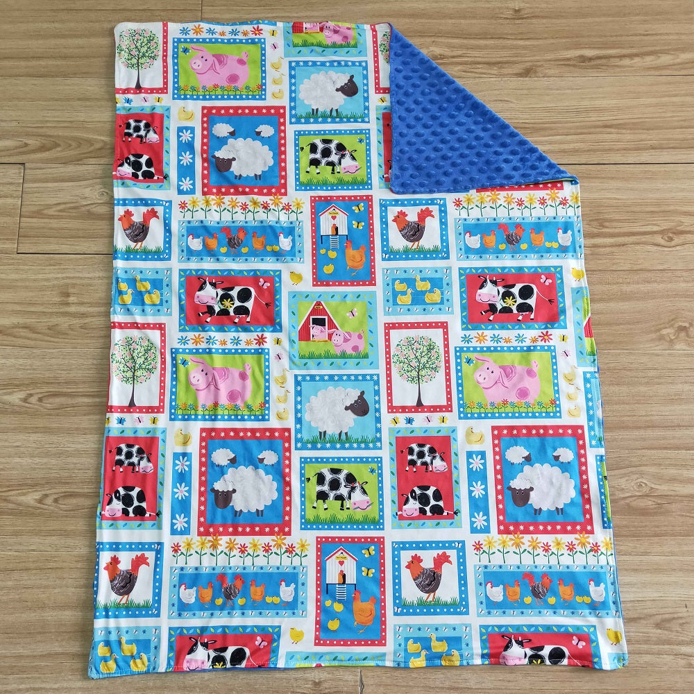 Boutique Baby Girls Blankets Farm Fashion Kids Baby Blankets 29*43 inches 6 B10-14