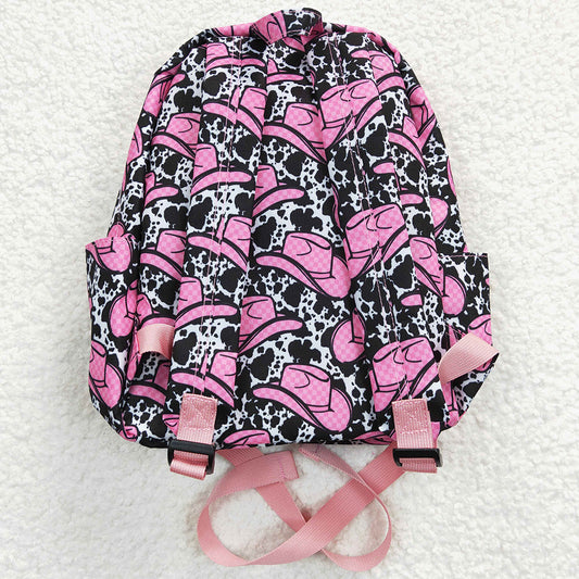 Hat Print Cute Girls Backpack BA0038