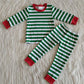 Boutique Boys Girl Pajamas Set Sleepwear Christmas Kids Stripe Pajamas Cute Nightwear 6 A8-16