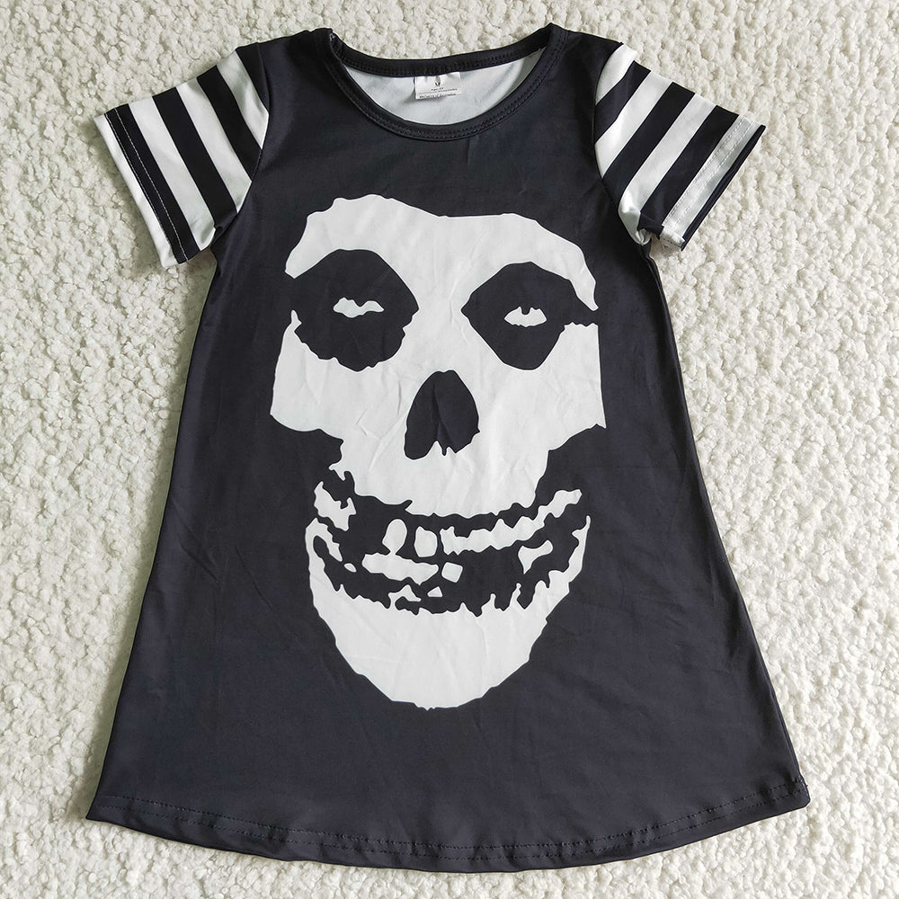 Skeleton Toddler Girls Dress Fashion Halloween Clothing GSD0137