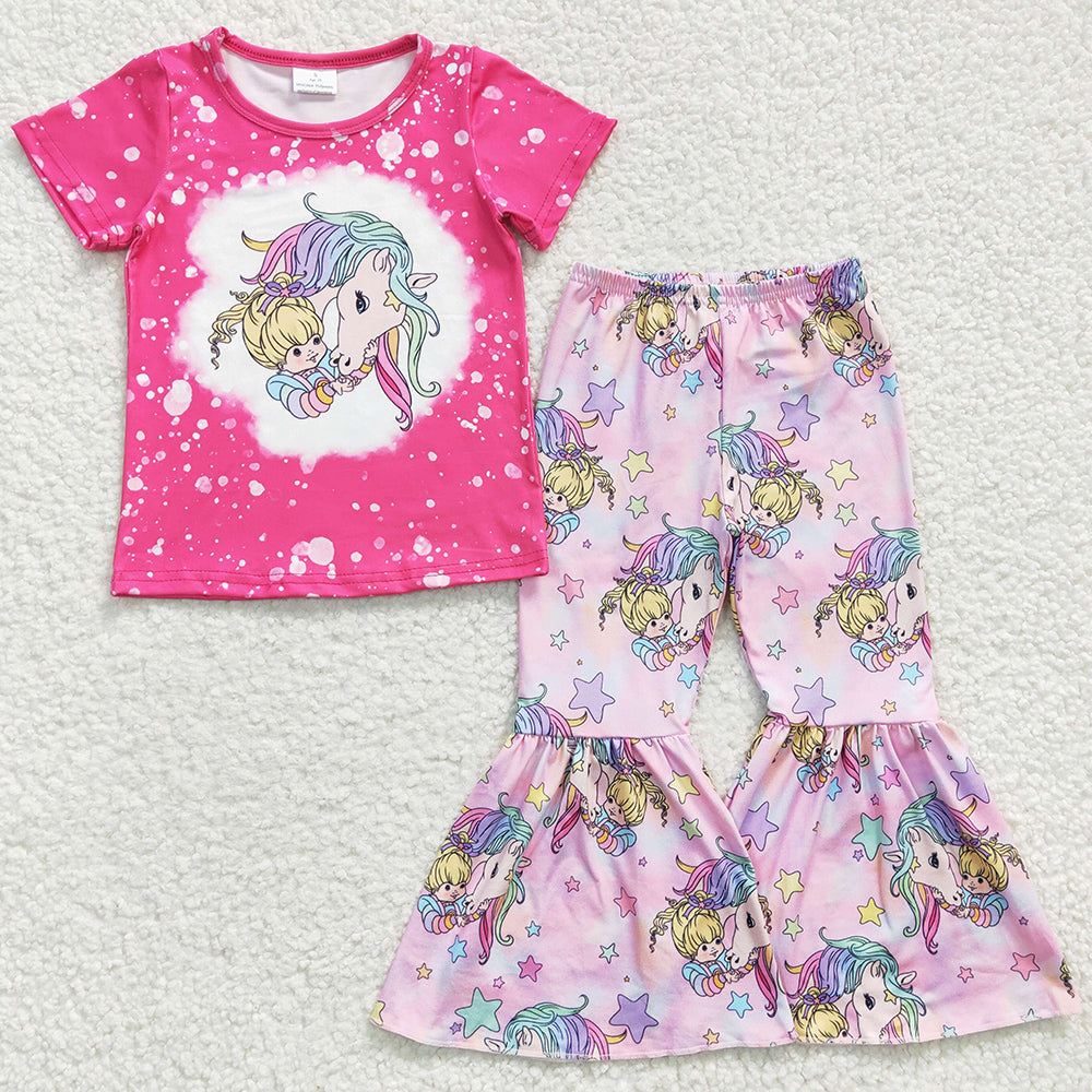 Spring Baby Girls Clothes Bell Pants Set GSPO0465