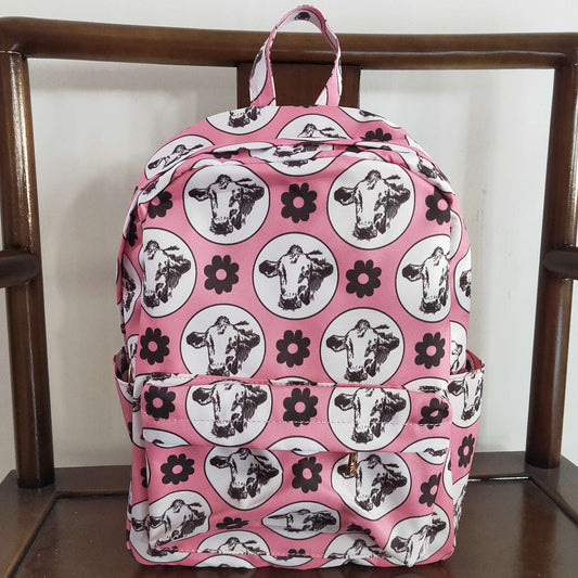 Boutique Baby Girls Backpack Cow Print Bag BA0035