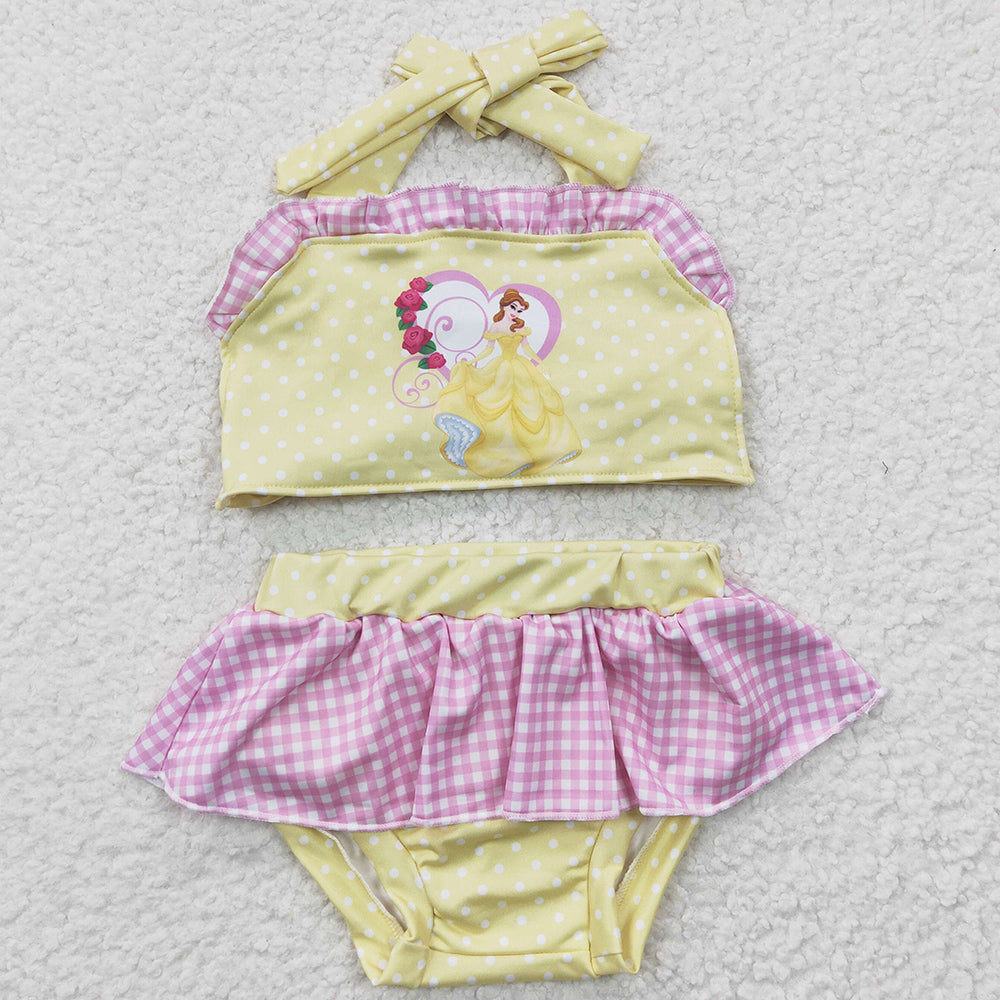 Cute Toddler Baby Girls Swimsuit Swimwear S0055