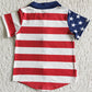 New Baby Boys Clothes Shirt 4th Of July Fashion Holiday Boys Shirt Short Sleeve Tee Top Shirts B17-19