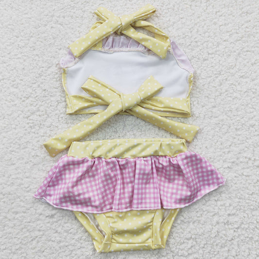 Cute Toddler Baby Girls Swimsuit Swimwear S0055