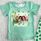 Toddler Baby Girls Clothes St. Patrick Day Boutique Kids Girls Clothes Fashion Girl Clothes Bell Pants Sets B10-2